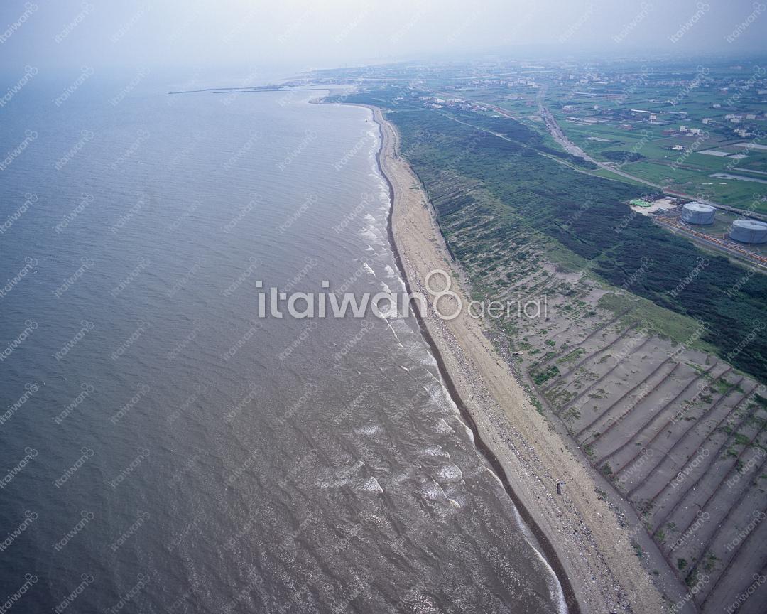 中油沙崙油庫附近海岸